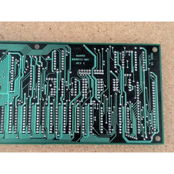 Vtg Compaq VDU Controller Board Video Graphics Card 000033-001 Rev E 1984 ISA - Picture 7 of 8
